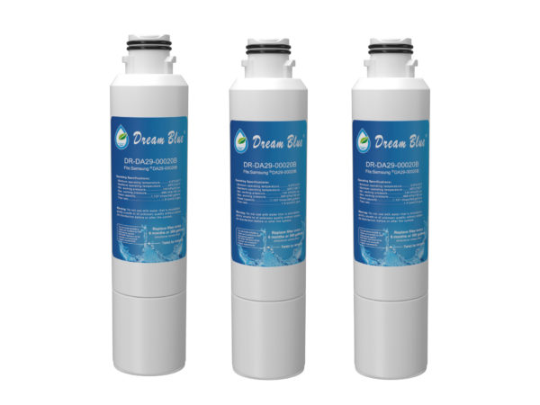 DA29-00020B Refrigerator Water Filter, Replacement for Samsung HAF-CIN, HAF-CIN/EXP, DA29-00020A/B, DA97-08006A, DA2900020B, RF28HMEDBSR, RF4287HARS, 3 Filters